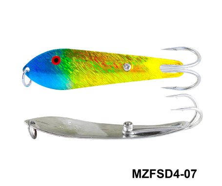 AQUA MARINE - Fishing Spoon with Double Hooks - (Size: 4)